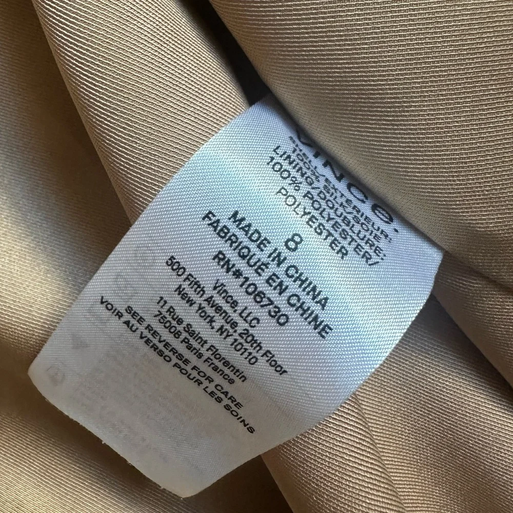 NWT $545 Vince Drapey Silk Blazer - Picture 12 of 13